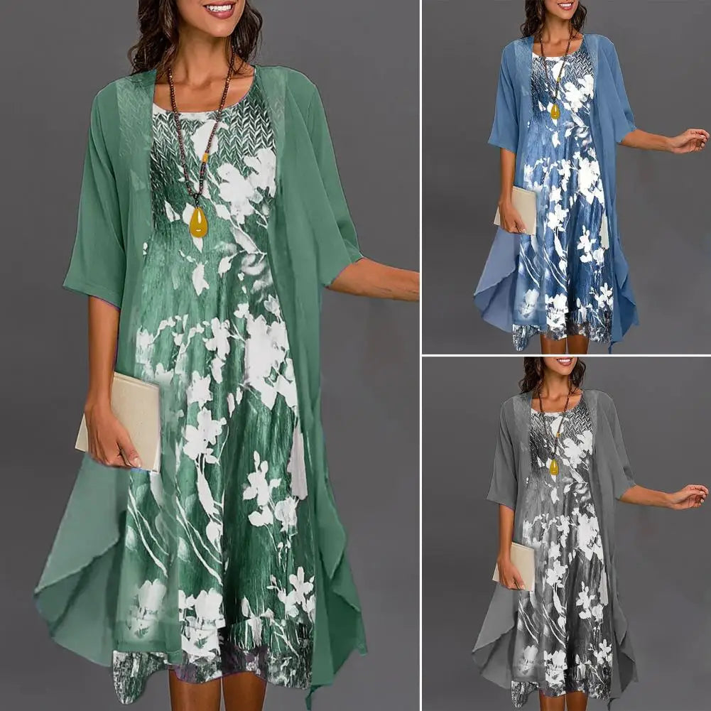 Abilene - Vintage Sommerkleid mit Blumendruck