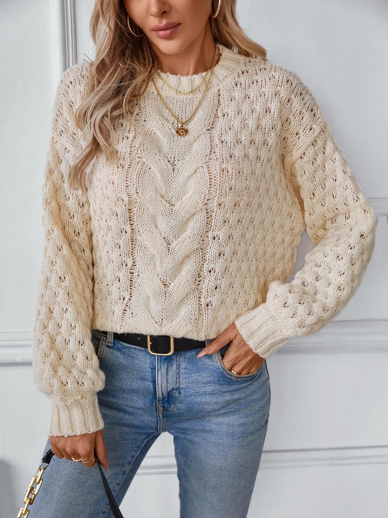 Catherine | Eenvoudige en stijlvolle winterpullover