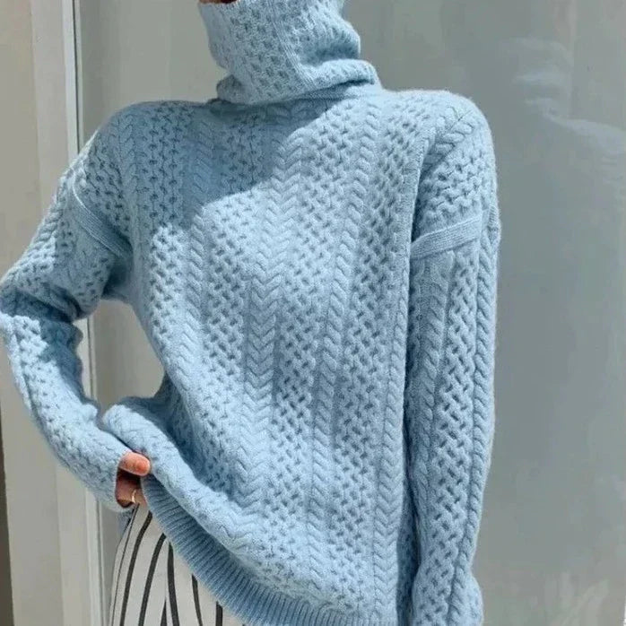 Agata Getailleerde en Elegante Winter Trui