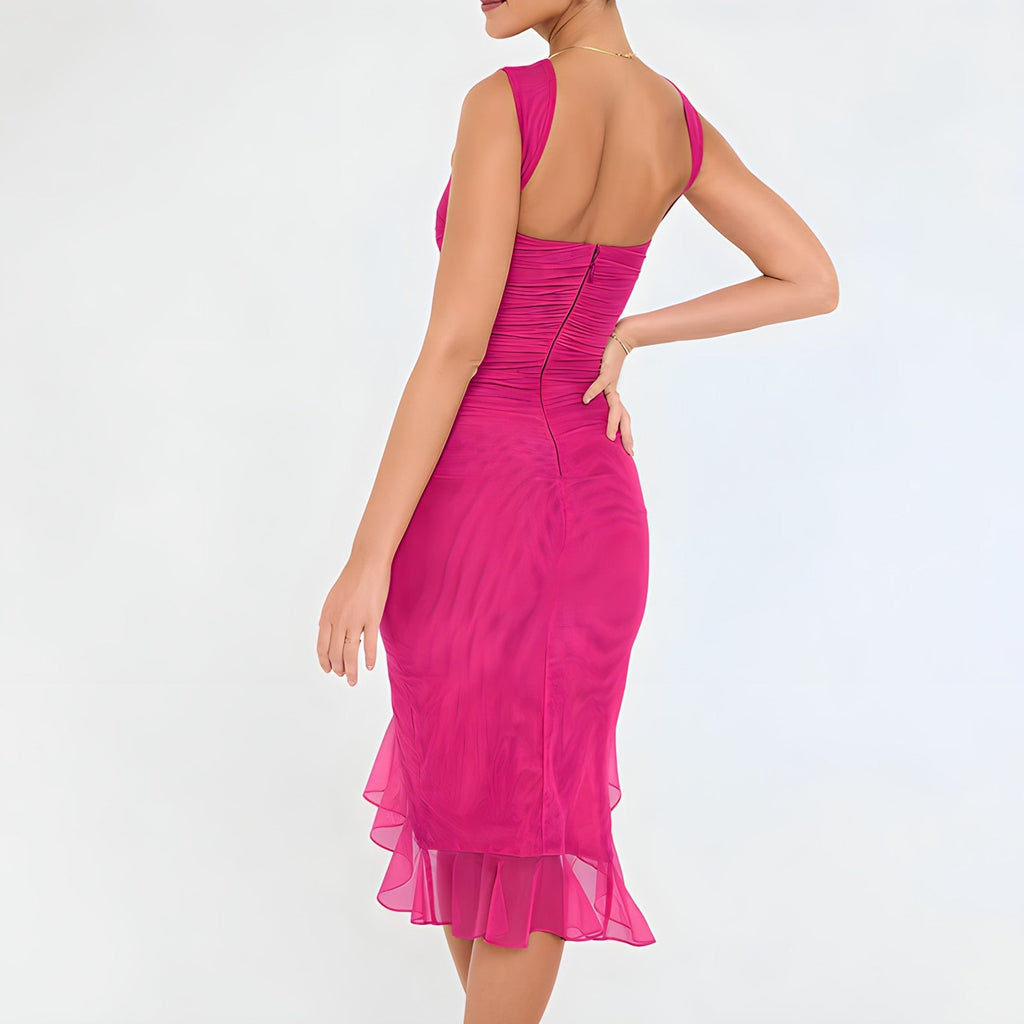 Destina Tijdloze en elegante winterjurk