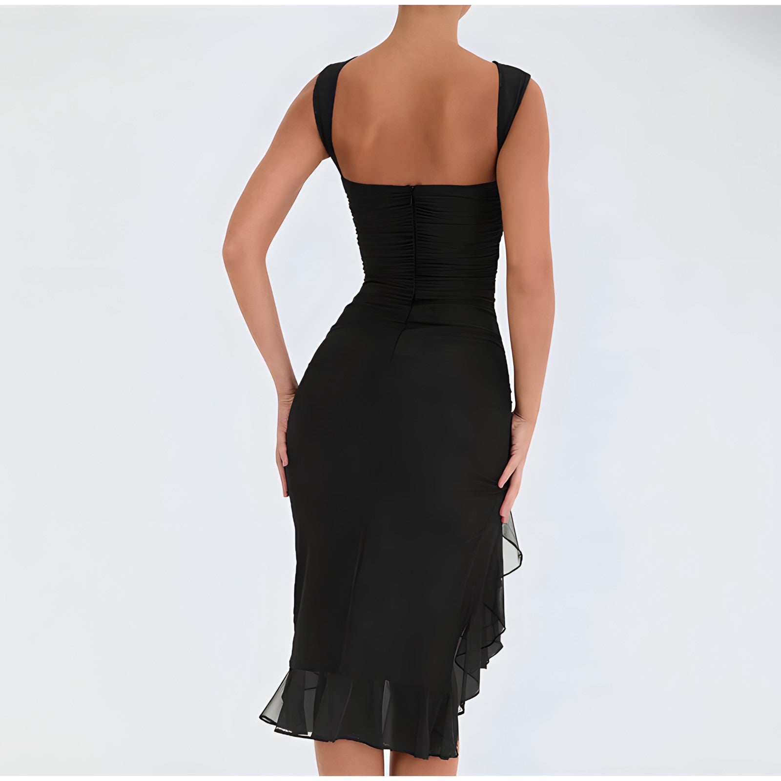 Destina Tijdloze en elegante winterjurk