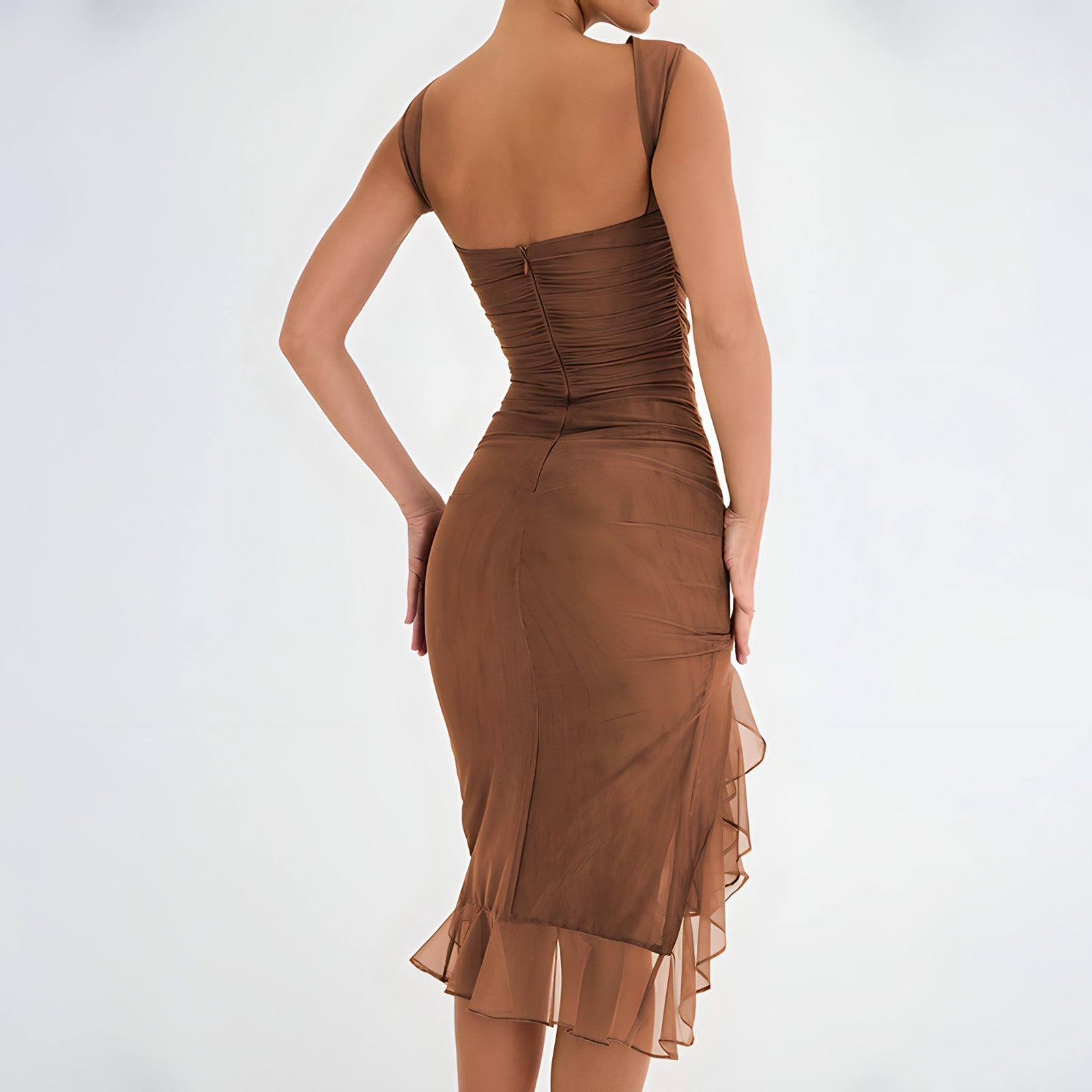 Destina Tijdloze en elegante winterjurk