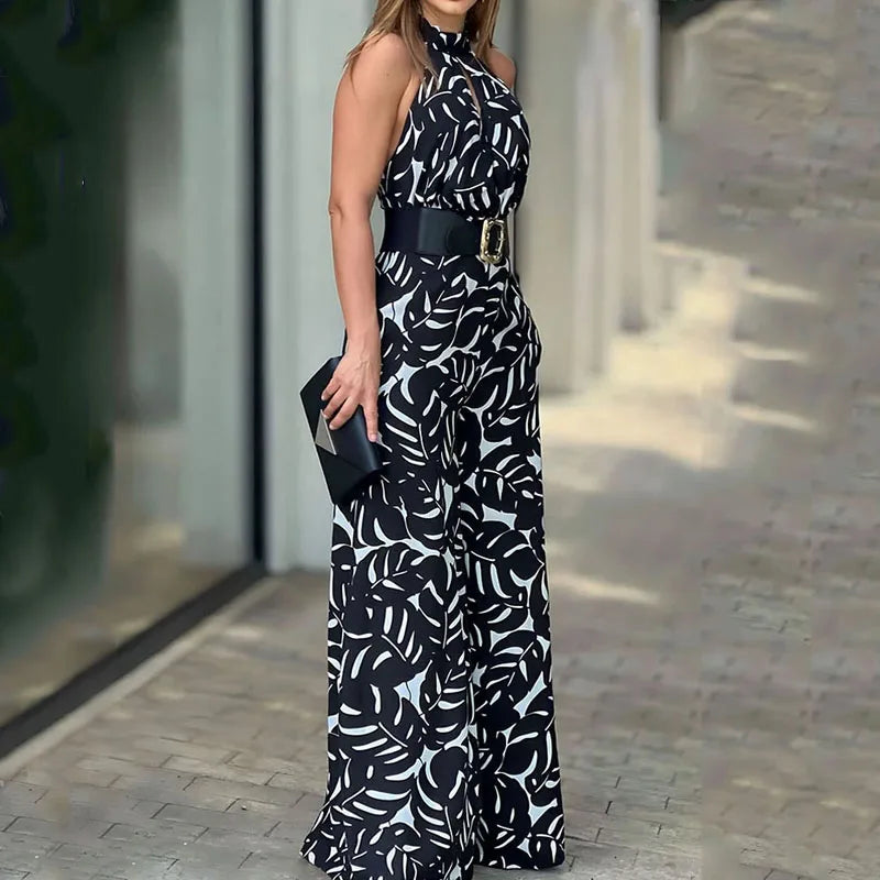 Daphne -Bedrukte jumpsuit