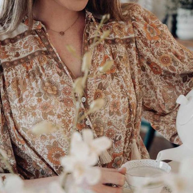 Merida | Getailleerde en elegante winterblouse