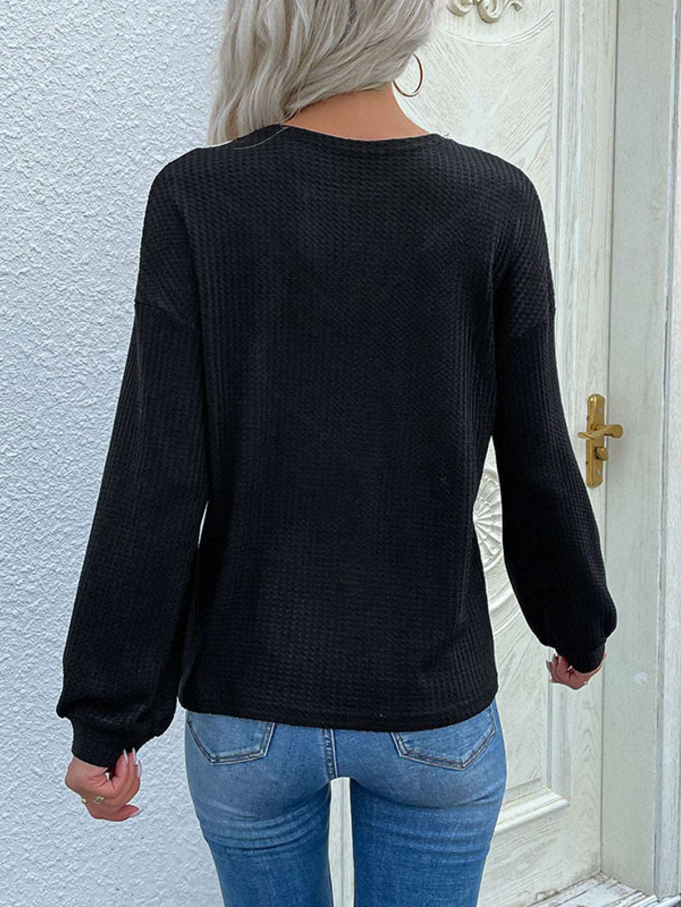 Nikki Tijdloze en elegante wintertop